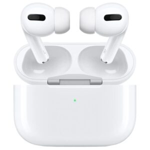 هدفون بلوتوثی اپل مدل AirPods Pro 2nd Generation با نویز کنسلینگ فعال (ANC)، نویز کنسلینگ میکروفون (ENC)، درگاه شارژ USB Type-C، با قابلیت شارژ بی‌سیم، دارای میکروفون دوگانه از نوع Beamforming، مقاومت در برابر رطوبت و عرق